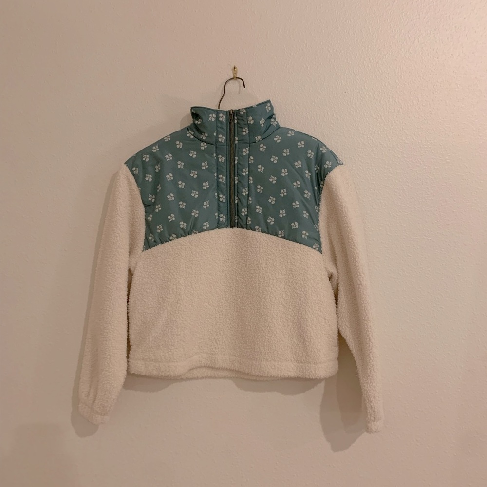 Universal thread fleece quarter zip up women’s small